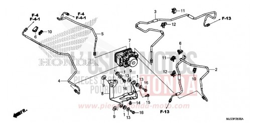 ABS MODULATOR NC750JH de 2017